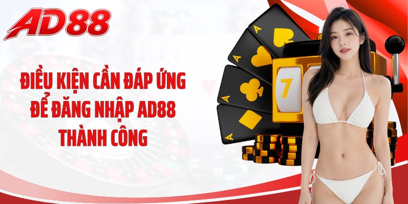 Điều kiện cần đáp ứng để đăng nhập AD88 thành công