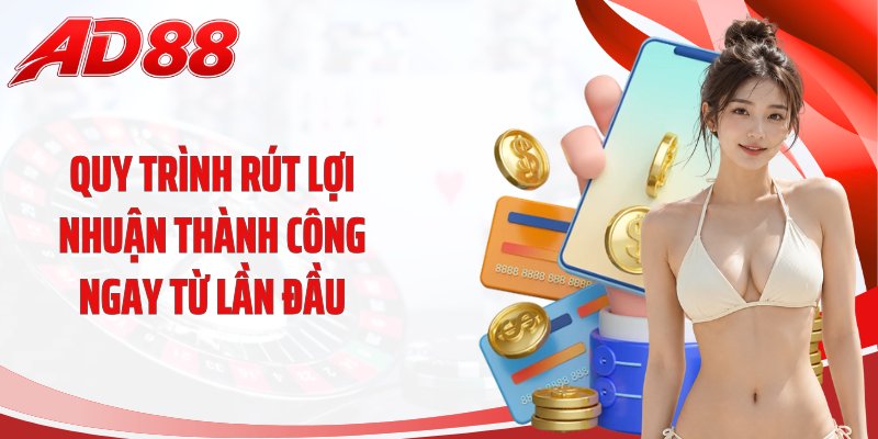 Quy trình rút lợi nhuận thành công ngay từ lần đầu